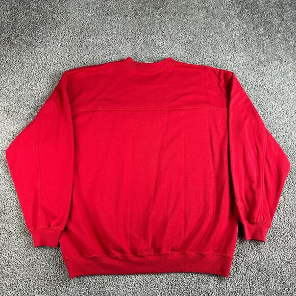 Dale Earnhardt Jr Nascar Chase Authentic Sweatshirt Mens XL Red Black Crewneck - Picture 7 of 13